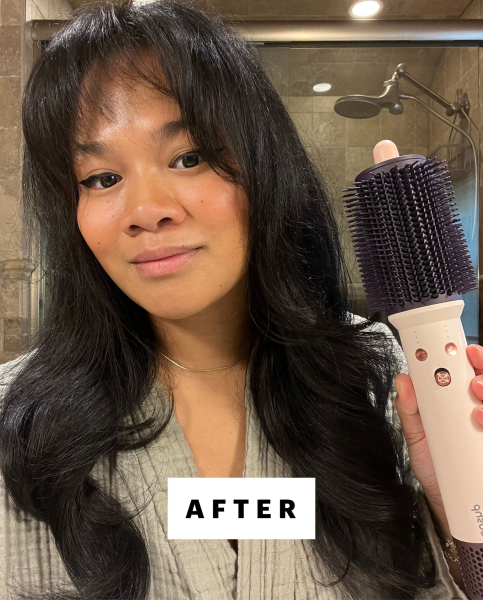 Allure senior editor after using the Dyson Airsmooth on her long thick mediumcoarse and wavy hair.